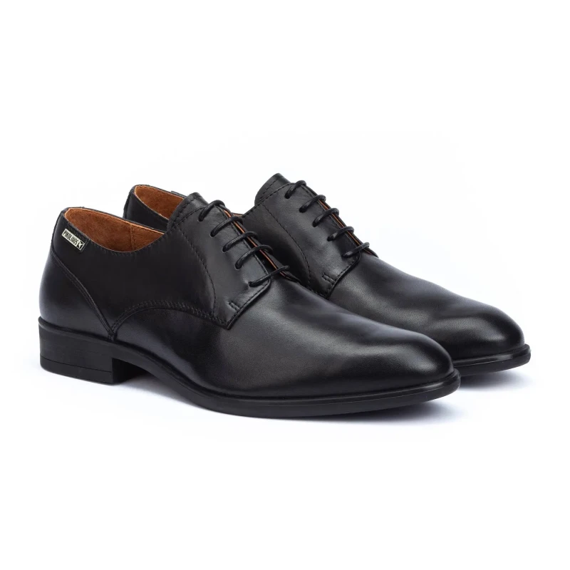 Image of Pikolinos Bristol M7J-4187 Leather Mens Comfort Shoes - Black - Size:UK 10.5-11