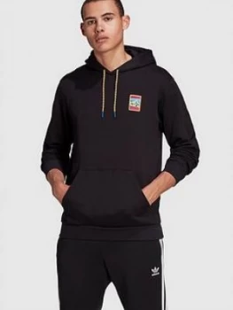 Image of Adidas Originals Adiplore 2.0 Graphic Hoodie - Black