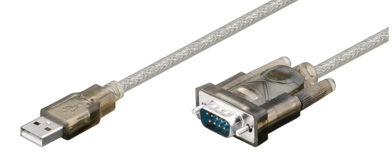 Image of Microconnect 68875 serial cable Transparent 1.5 m USB Type-A VGA (D-Su