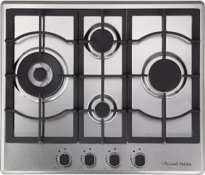 Image of Russell Hobbs RH60GH403SS 4 Burner Gas Hob