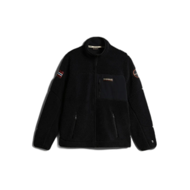 Image of Full zip fleece Napapijri Yupik 3 Noir Male M