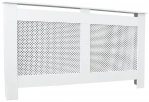 Image of Argos Home Odell Large Radiator Cover - White
