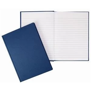 Image of Original Contract A5 Manuscript Book Casebound 70gm2 Ruled 190 Pages Pack of 5