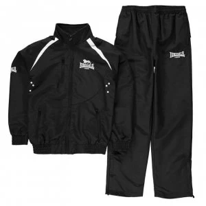 Image of Lonsdale Team Track Suit Junior - Black/White