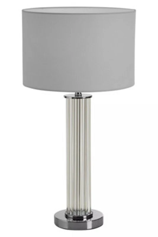 Image of Premier Housewares Interiors by Premier Westin Table Lamp Silver