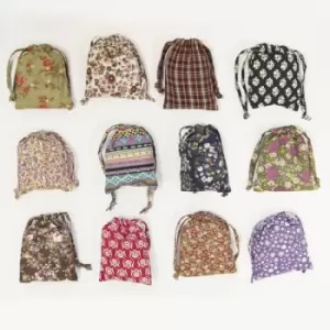 Image of Sass & Belle Vintage Fabric (One Random Supplied) Foldable Shopping Bag