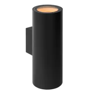 Image of Volantis Modern Up Down Wall Spotlight Outdoor - 2xE27 - IP54 - Black