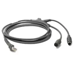 Image of Zebra Cable KBW P/S2 PS/2 cable 2.1 m Grey