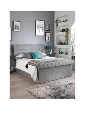 Image of Aspire Chesterfield Fabric Storage Bed