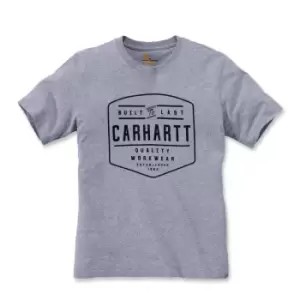 Image of Carhartt Mens Build By Hand Short Sleeve Cotton T Shirt Tee XS - Chest 30-32' (76-81cm)