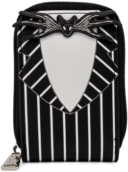 Image of The Nightmare Before Christmas Loungefly - Jack's Suit Wallet Black white