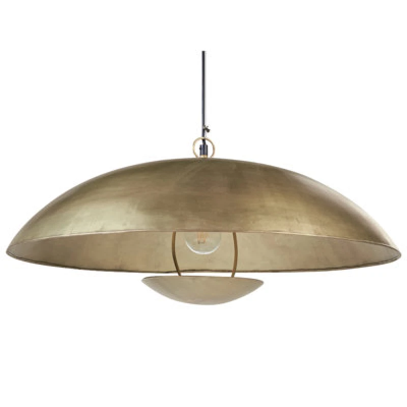 Image of Beliani Pendant Lamp Agrani Metal Gold