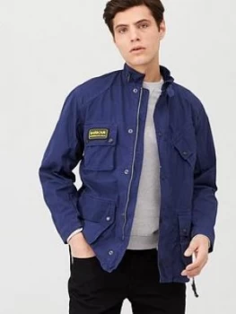 Image of Barbour International Summer Wash A7 Casual Jacket - French Navy