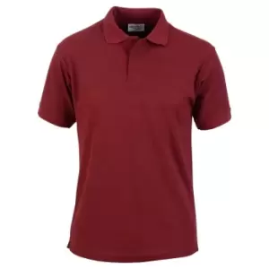 Image of Absolute Apparel Mens Precision Polo (S) (Burgundy)