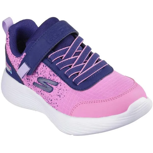 Image of Skechers Girls Go Run 400 V2 Trainers UK Size 2 (EU 35) Navy Hot Pink SKE2364-NVHP-2