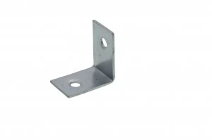 Image of Wickes 25mm Zinc Plated Angle Bracket Pack 4