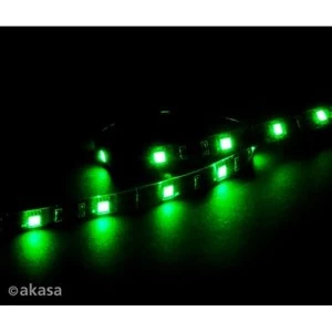 Image of Akasa Vegas M AK-LD05-50GN Green Magnetic 15 LED Strip Light