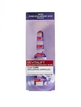 Image of LOreal Paris LOreal Paris Revitalift Filler Replumping Ampoules 7 x 1.3ml One Colour, Women
