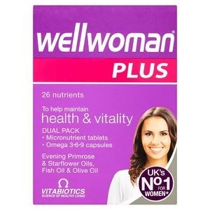 Image of Vitabiotics Wellwoman Omega 369 Tablets 56s