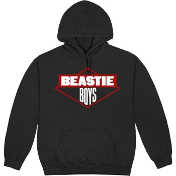 Image of The Beastie Boys - Diamond Logo Unisex Large Hoodie - Black