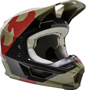 Image of FOX V1 BNKR Motocross Helmet, multicolored, Size S, multicolored, Size S