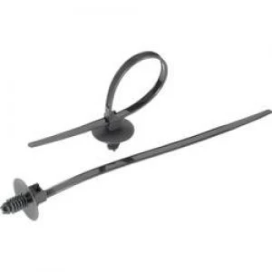 Image of Cable tie 169mm Black Spring toggle and disc KSS