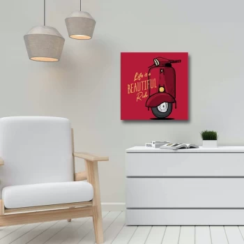 Image of 45452019C - 021 Multicolor Decorative Canvas Painting