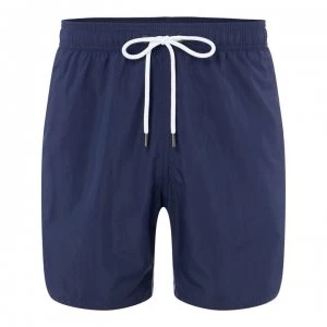 Image of Emporio Armani Embroidered Swim Shorts Navy Size L Men