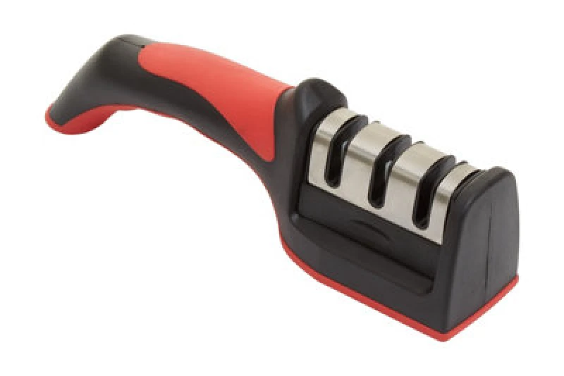 Image of Interiors by Premier Zing Red and Black Knife Sharpener Black