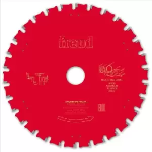 Image of Freud Multimaterial Saw Blade 160mm x 20mm 30T Corded - N/A