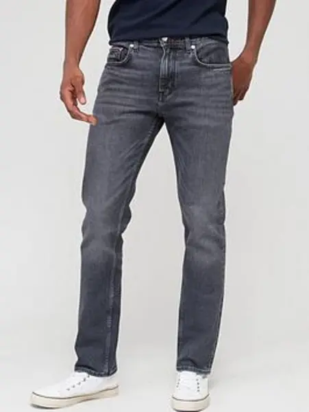 Image of Tommy Hilfiger Straight Denton Elgin Jeans - Grey