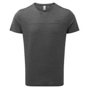 Image of Tog 24 Gunmetal Ballam Performance Stripe T-Shirt - M - grey