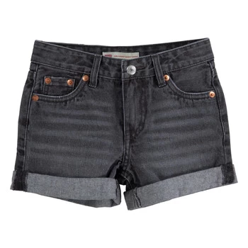 Image of Levis 3E4536-D0K Girls Childrens shorts in Grey ans,4 years,5 years,8 years