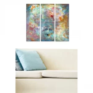 Image of MDF62692444 Multicolor Decorative MDF Painting (3 Pieces)