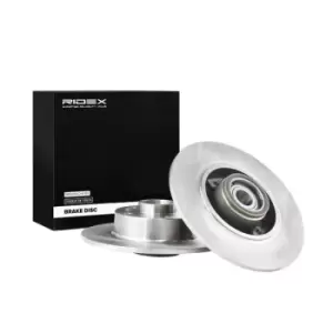 Image of RIDEX Brake disc Rear Axle 82B0518 Brake rotor,Brake discs RENAULT,MEGANE III Grandtour (KZ0/1),Scenic III (JZ0/1_),Clio IV Schragheck (BH_)