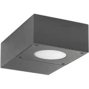 Image of Allentown Outdoor Down Wall Lamp Dark Grey Aluminium LED 5W 522Lm 3000K IP54 - Merano