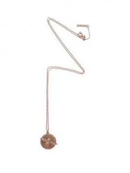 Image of Olivia Burton 3D Bee & Coin Necklace Rose Gold