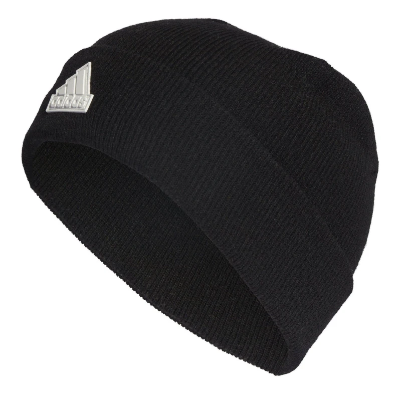 Image of adidas Logo Beanie Hat Womens - Black Ladies