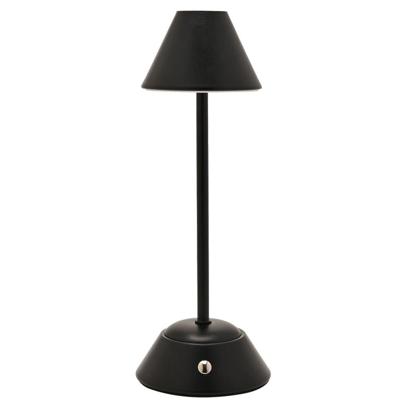 Image of Hestia Hestia LED Rechargeable USB Table Lamp - Black