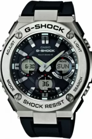 Image of Mens Casio G-Steel Alarm Chronograph Watch GST-W110-1AER
