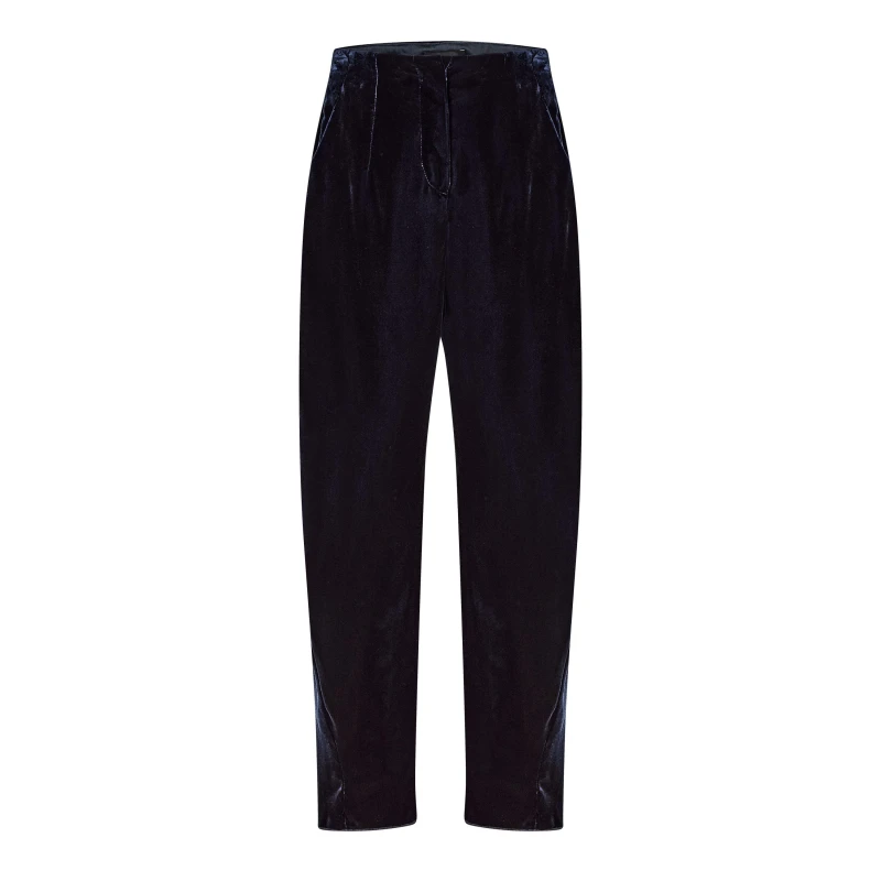 Image of Emporio Armani Casual Trousers Notte female 8 (XS)