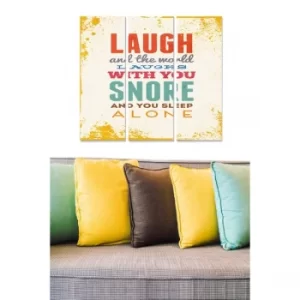 Image of MDF7050367 Multicolor Decorative MDF Painting (3 Pieces)