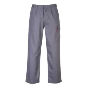 Image of Portwest BZ31 Bizweld Cargo Pants Grey Medium 31"