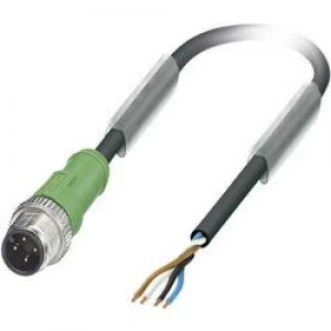 Image of Phoenix Contact 1668043 SAC 4P M12MS 15 PUR Sensor Actuator Cable