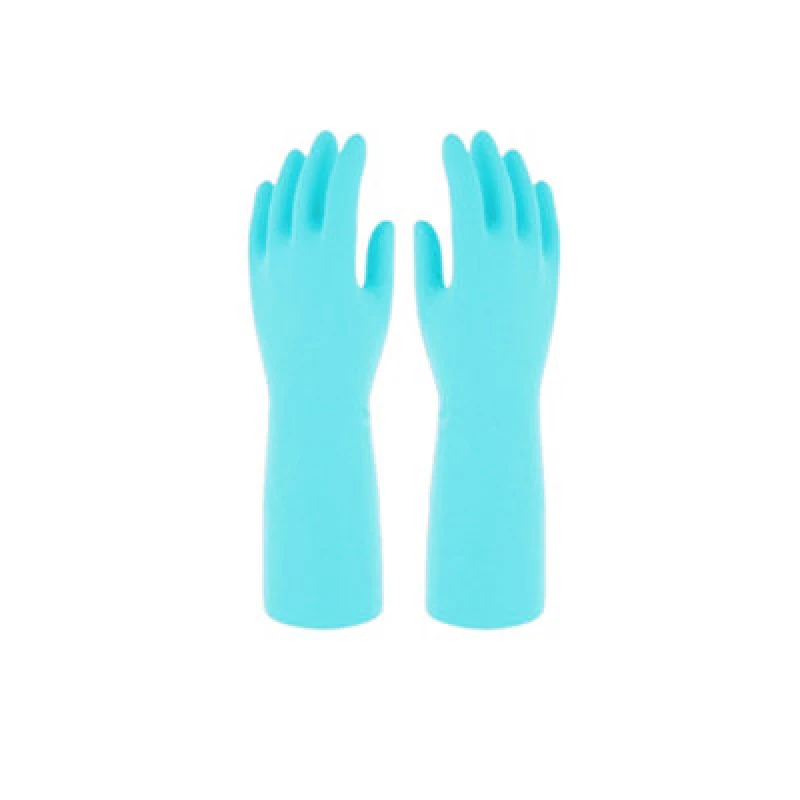 Image of Marigold Adults Unisex Bathroom Gloves Blue (M)