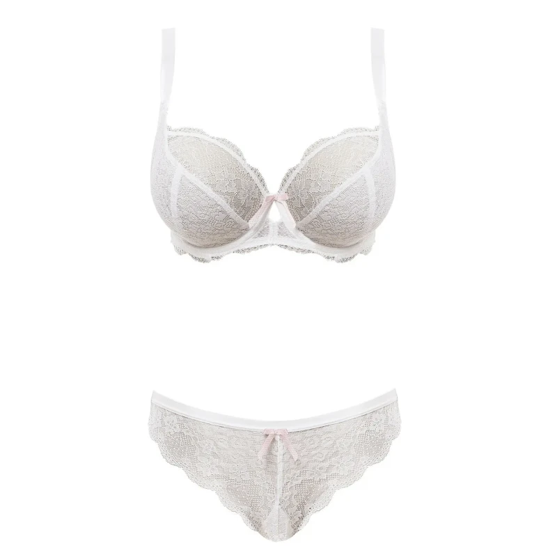 Image of Freya Womens underwired plunge bra Freya Fancies Blanc Female 90E