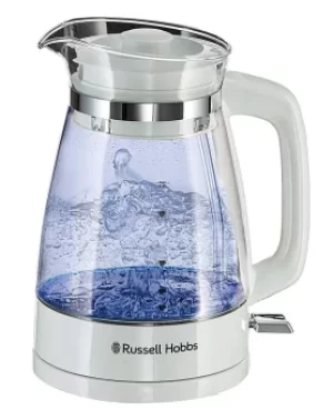 Image of Russell Hobbs Classic White Glass Kettle