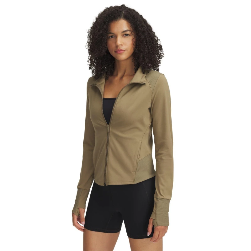 Image of Under Armour Womens Meridian Performance Training Jacket Brown female 10 (S)