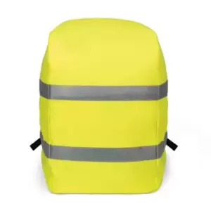Image of Dicota Hi-Vis Backpack rain cover Yellow Polyester 65 L