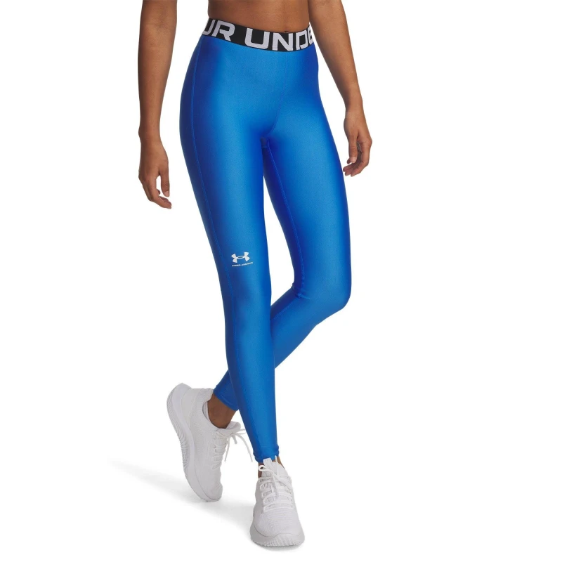 Image of Under Armour HeatGear Leggings Women' Blue Atlantis female 12 (M)